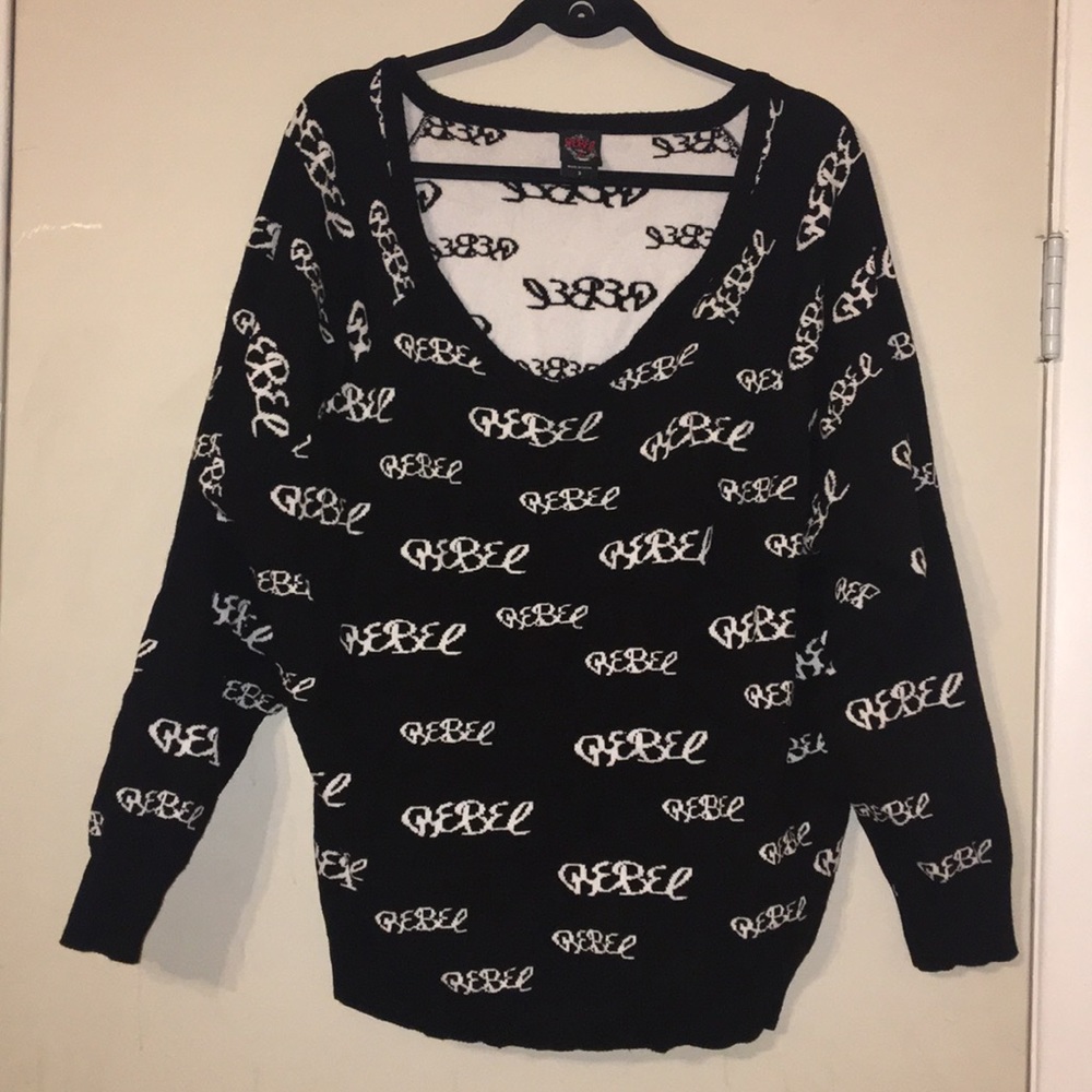 Torrid Rebel Plus Size Long Sleeve Sweater